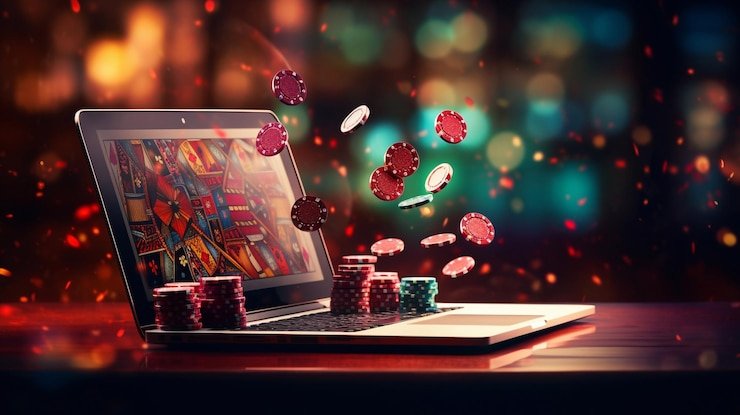 Tangkapan layar aplikasi clover toto menampilkan menu permainan slot dan live casino